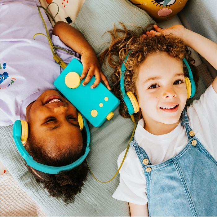 Koptelefoon - LUNII - Octave - Groen - Compatibel met My Story Factory - Voor kinderen van 3-8 jaar