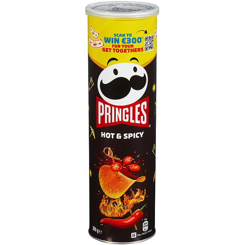 Pringles Pringles 200 g, Stark och Kryddig