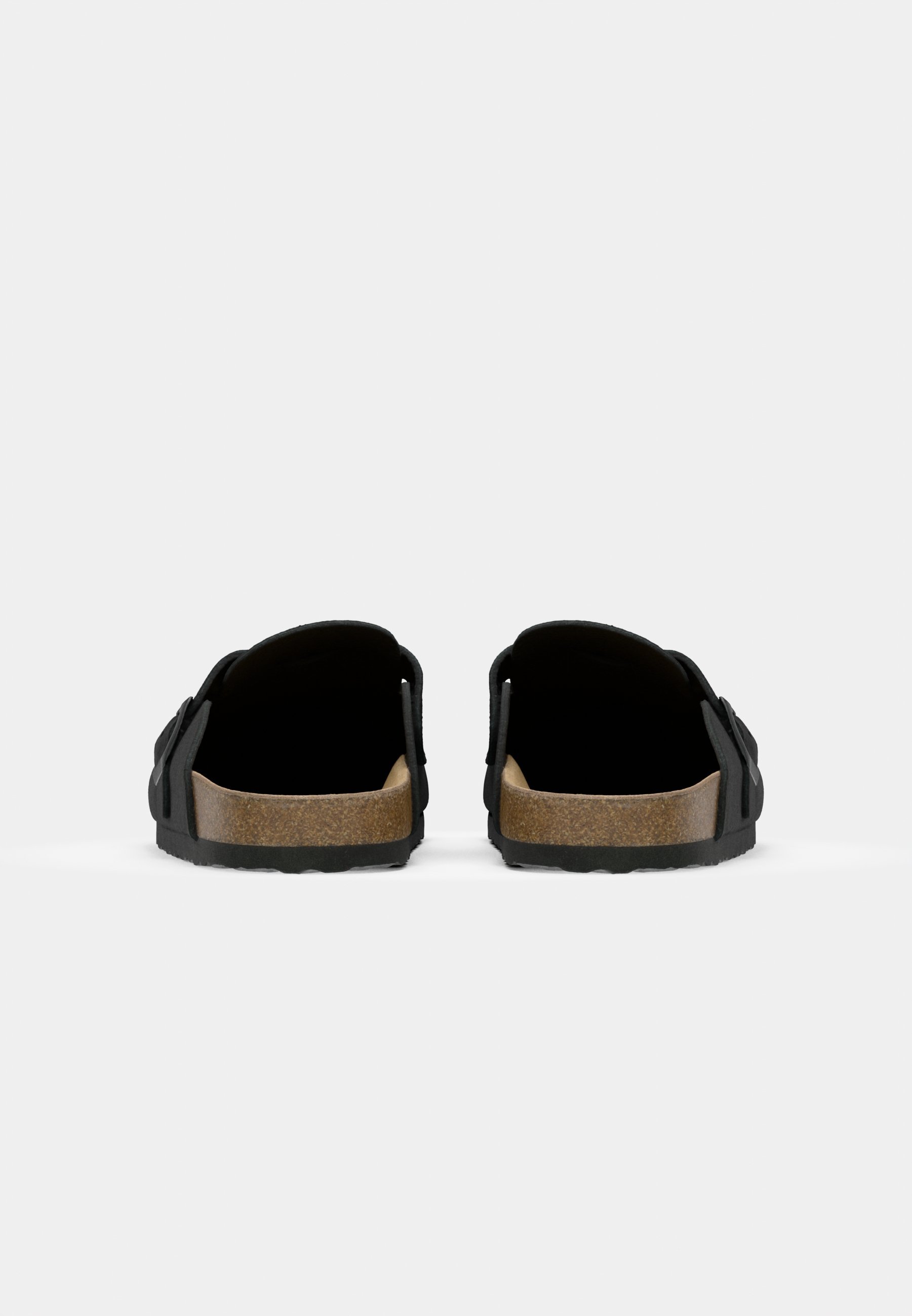 Pier One USNJENI UNISEX - Copati - črni