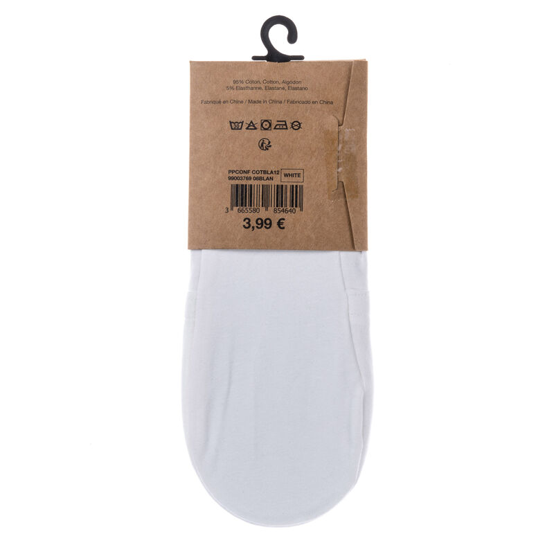 Calcetines blancos de mujer talla 40/45