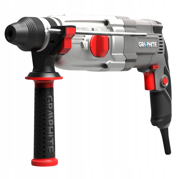 Młotowiertarka udarowa SDS  900W walizka 4 funkcje GRAPHITE