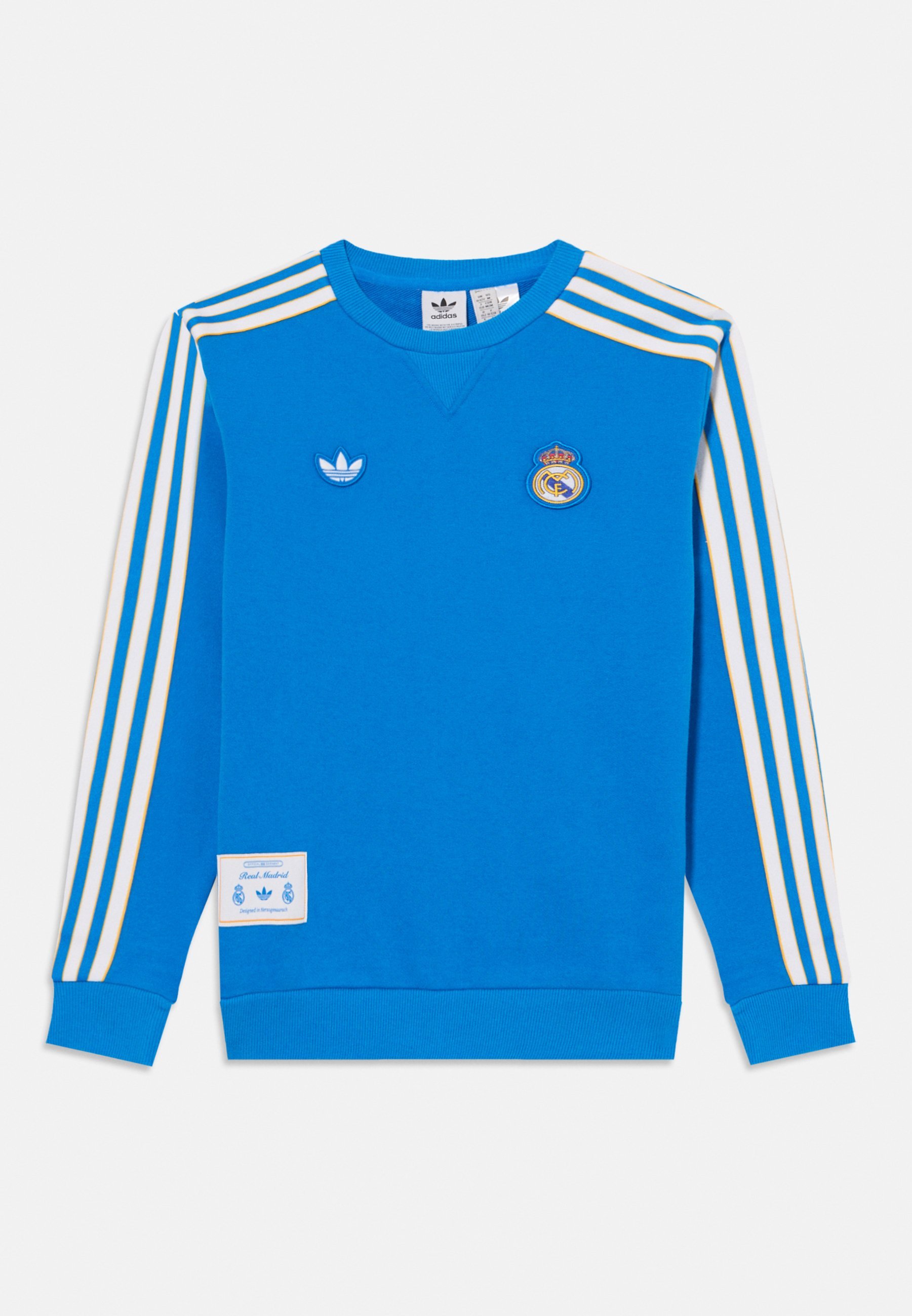 adidas Performance REAL MADRID ICON KIDS CREW UNISEX - Clubkleding - blauw/wit