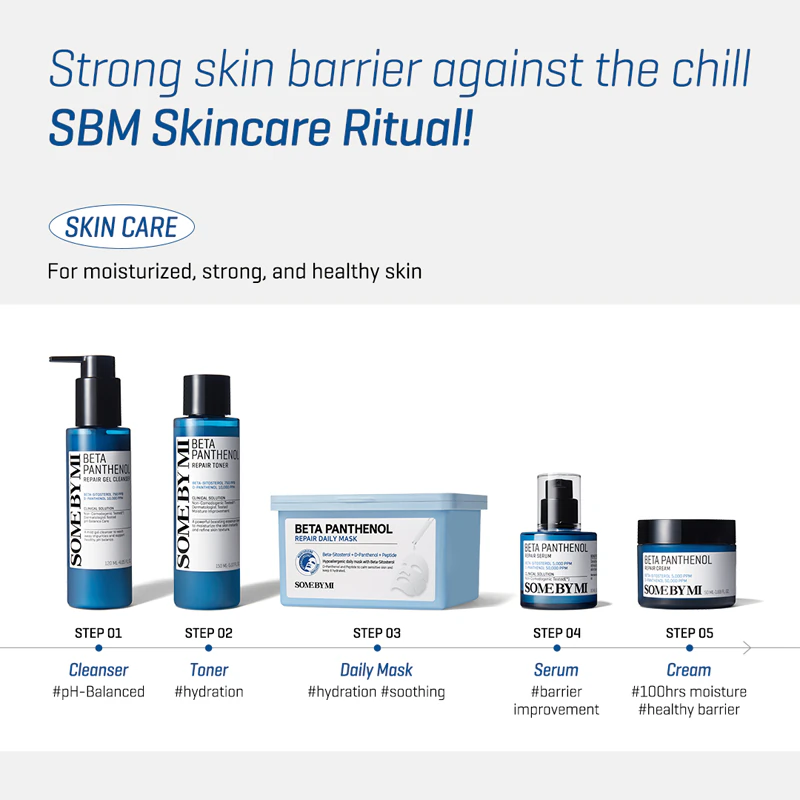 Some By Mi Beta Panthenol Repair Daily Mask verzachtend sheetmasker, grote verpakking