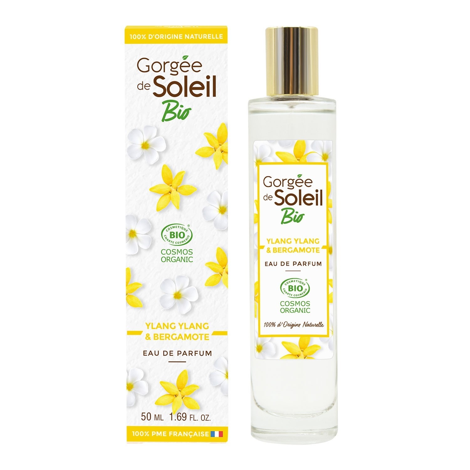 Gorgée de Soleil Ylang Ylang et Bergamote - Certifié BIO COSMOS