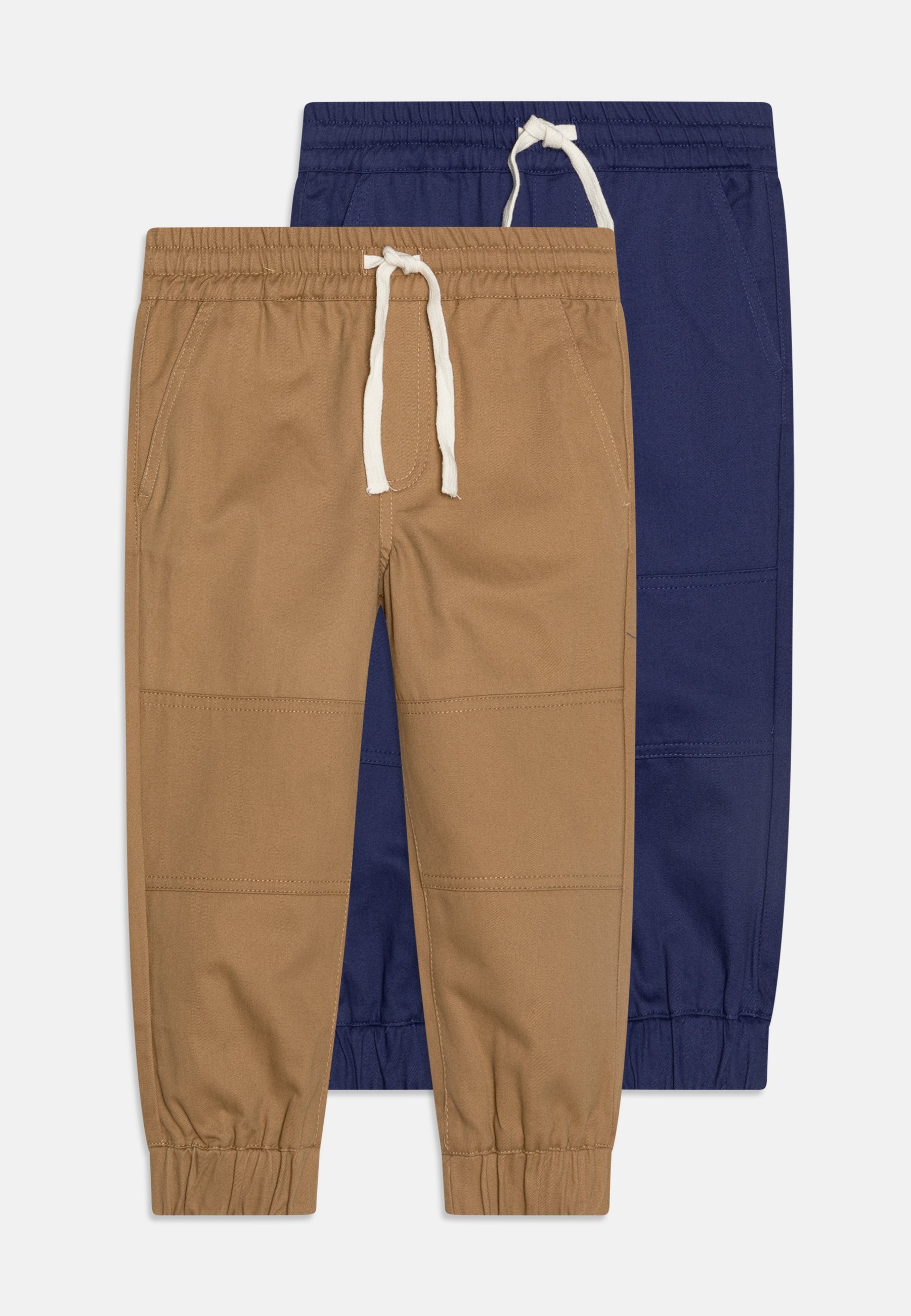 Friboo Confezione da 2 - Pantaloni - blu scuro/beige