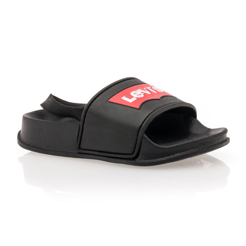 Svarte gutteflip-flops / Thong-sandaler
