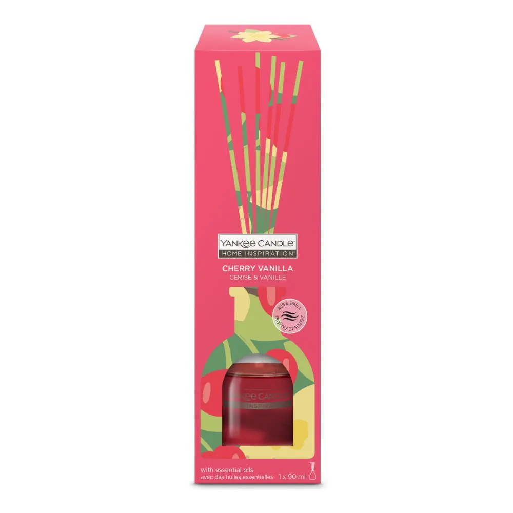 Yankee Candle Patyczki zapachowe Cherry Vanilla 90 ml