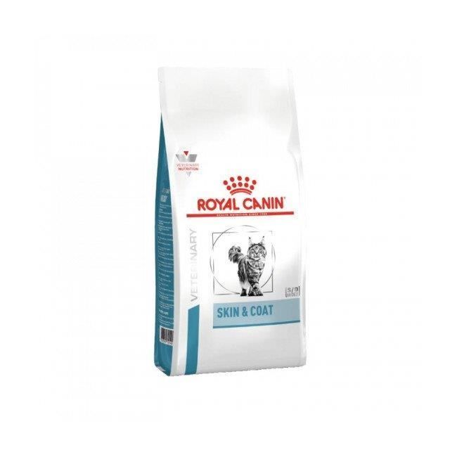Croquettes pour chat - ROYAL CANIN - Veterinary Care Skin & Coat - 1,5 kg - Peaux sensibles - Adulte