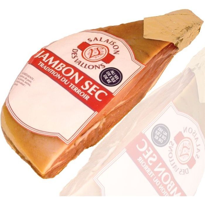 Jamón curado deshuesado a la mitad