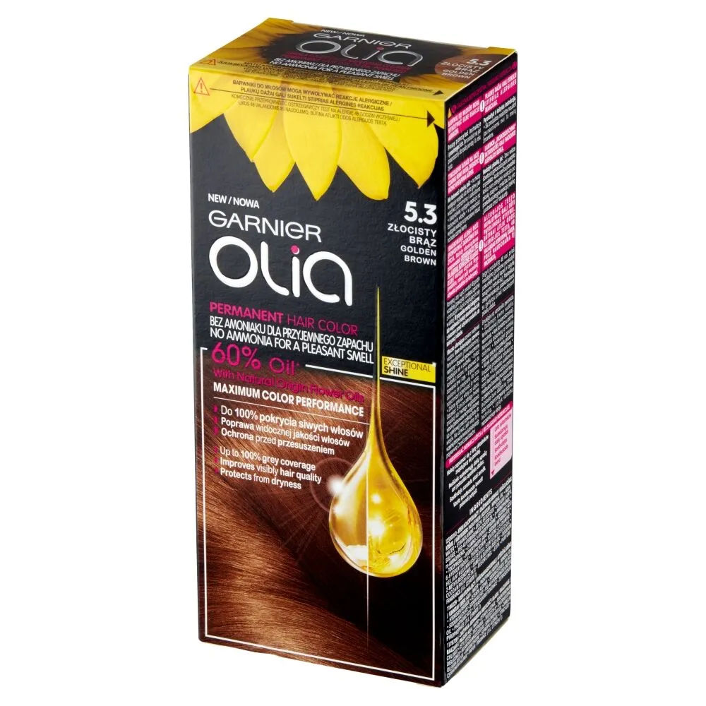 Garnier Olia East Mini Kit Złocisty Brąz 5.3 Farba do włosów,