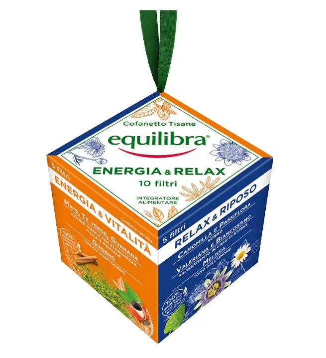 EQUILIBRA 10 sachês de energia e relaxamento – ideia para presente