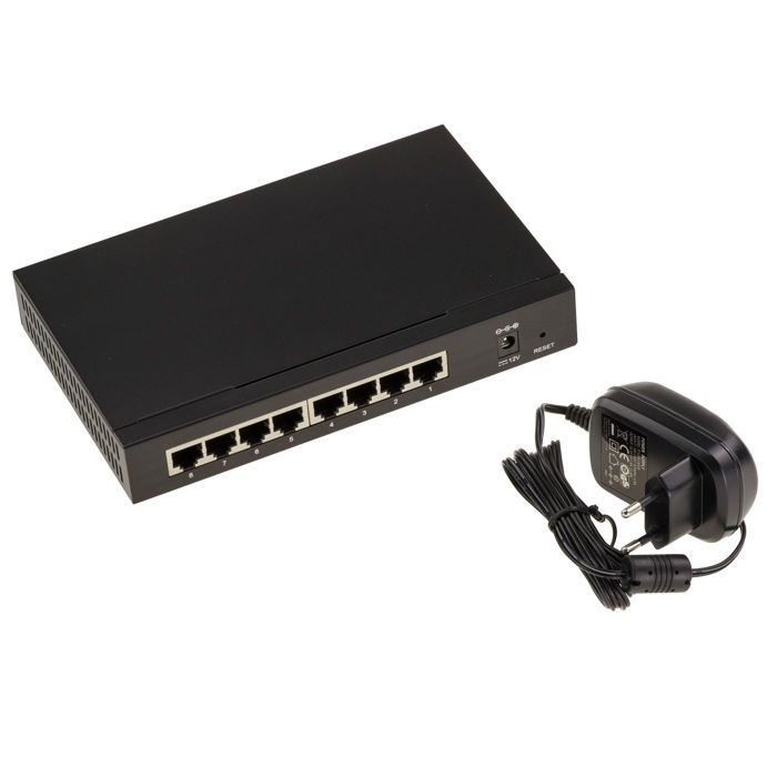 KALEA-INFORMATIQUE Switch Réseau 2.5 LAN GIGABIT ETHERNET 10 100 1000 Mbps 1G 2.5G - 8 Ports RJ45 - Bande passante 40Gbps