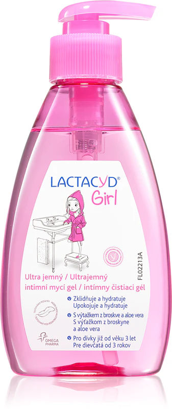 Lactacyd Girl jemný čistiaci gél na intímnu hygienu