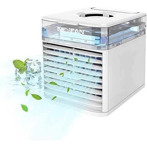 Aire acondicionado portátil NexFan - Mini enfriador de aire - 4 en 1 - 3 velocidades - Purificador de aire