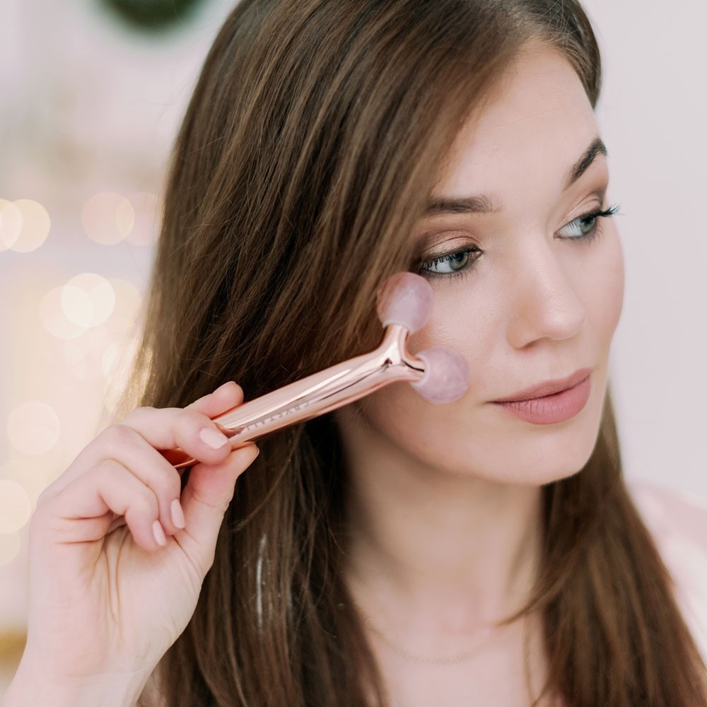Crystallove Coffret Rose quartz 3D lift & sculpt - E dition limitée
