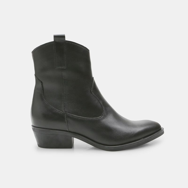 BATA női bőr texasi bokacsizma