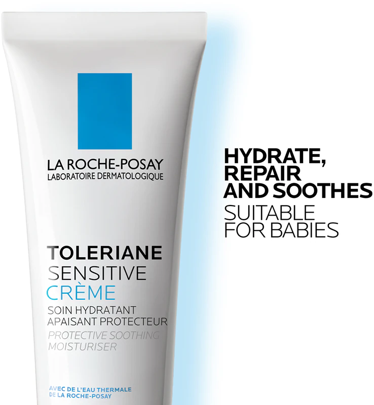 La Roche-Posay Toleriane Sensitive: creme hidratante prebiótico que reduz a hipersensibilidade da pele.