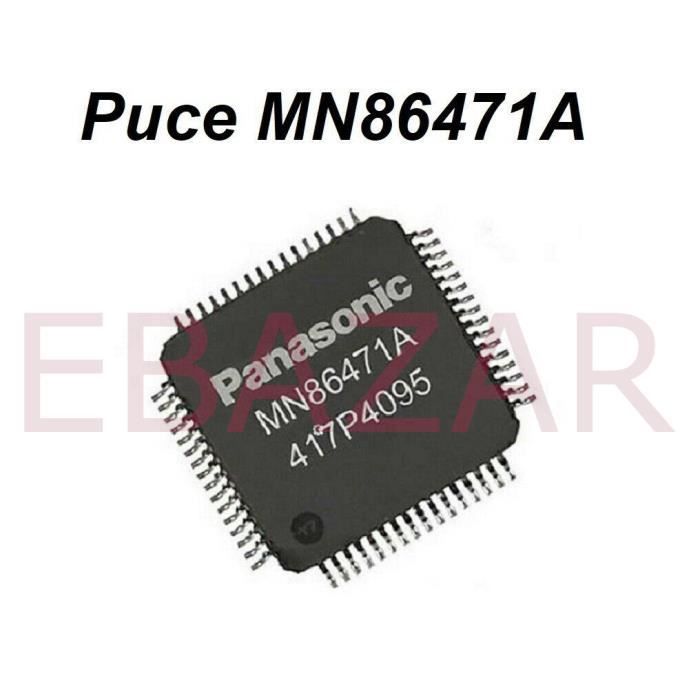 Contrôleur HDMI pour PS4 - EBAZAR MN86471A - Compatible PS4 Pro/Slim/CUH-1000/CUH-1100/CUH-1200 - Noir