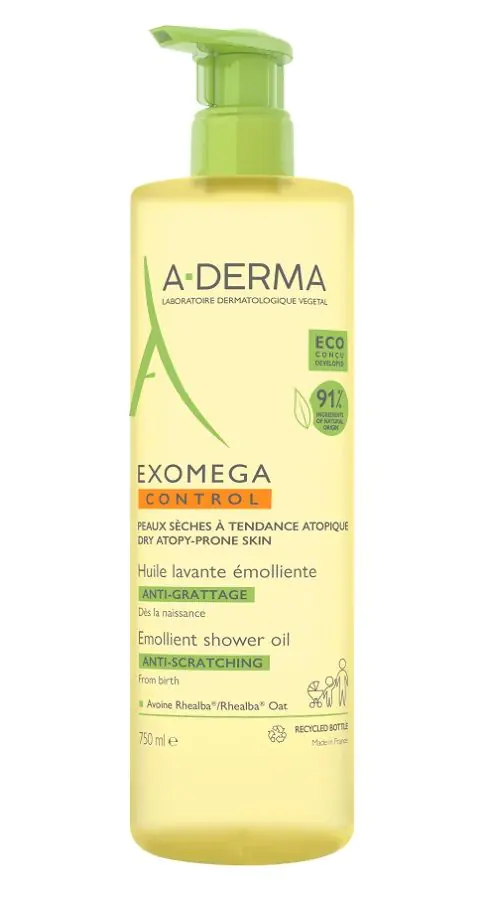 A-Derma Exomega Control Olejek-emolient pod prysznic, 750 ml