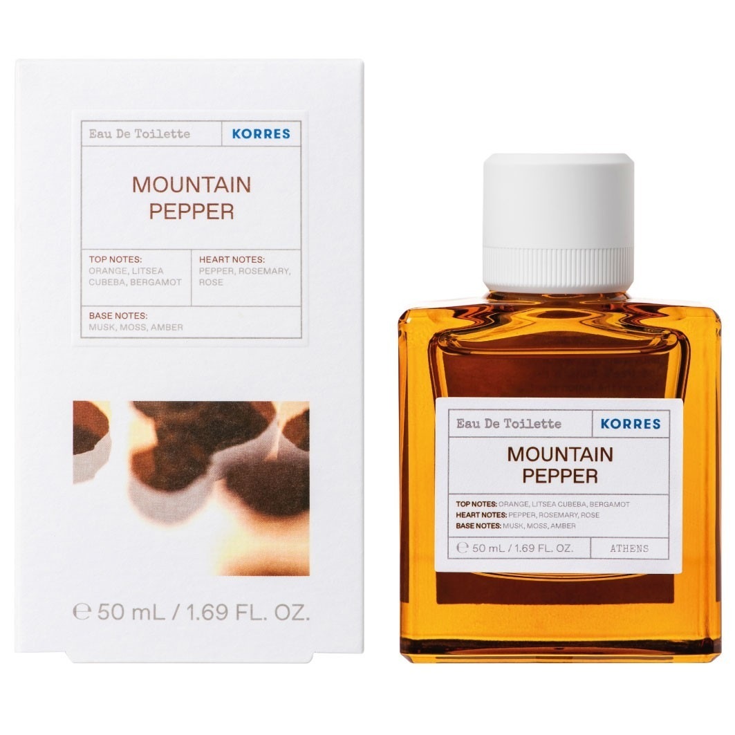 KORRES toaletna voda Mountain Pepper Eau de Toilette - 50 ml