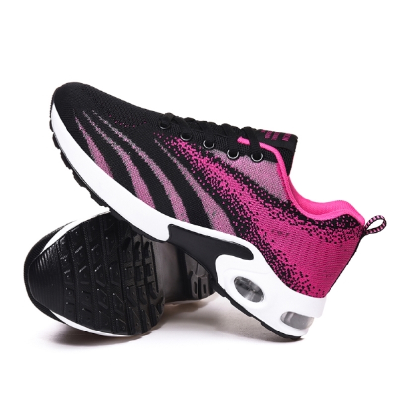 Baskets à coussin d'air pour femmes, confortables et amortissantes, chaussures de course en maille respirante pour les loisirs d'extérieur