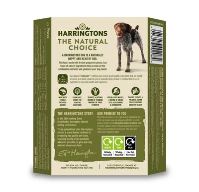 Harringtons komplet voksen hundefoder - laks med kartofler og grøntsager