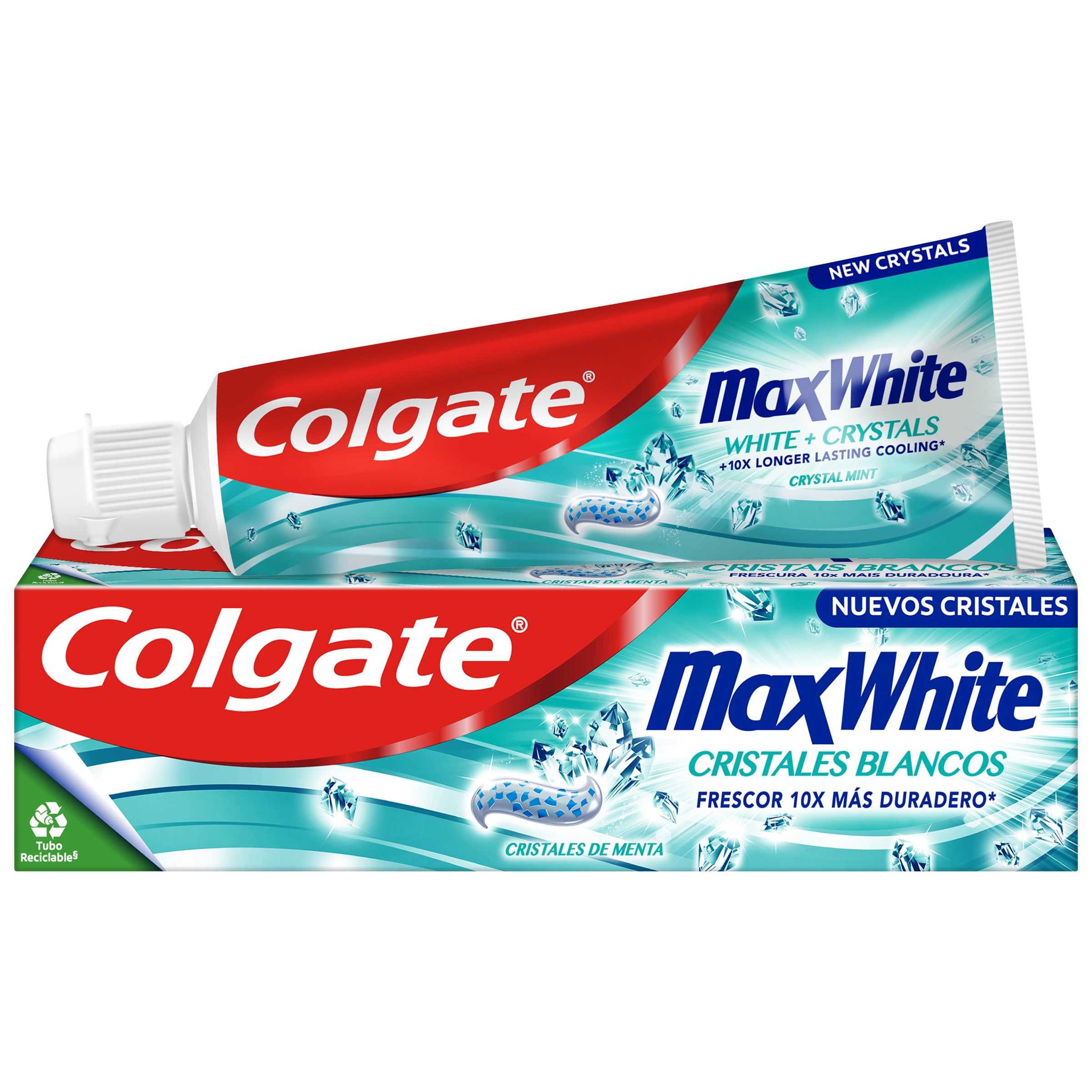 Max White balinoša zobu pasta ar baltiem kristāliem Zobu pastas un zobu pastas