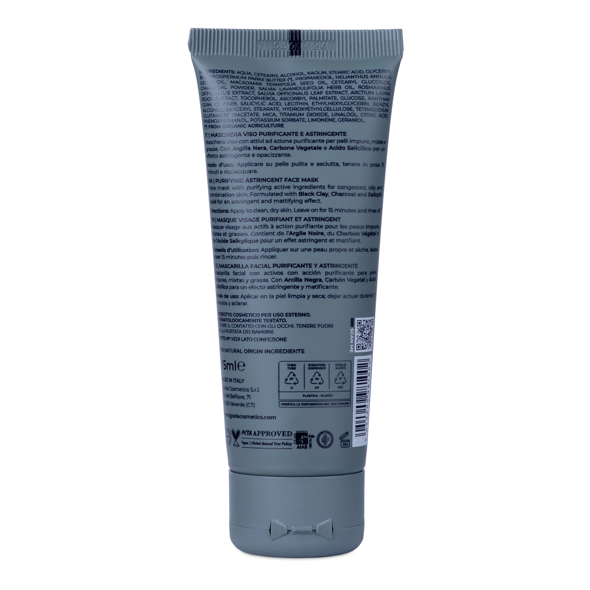 Cream Masks Maschera Purificante e Astringente - Maschera Purificante viso