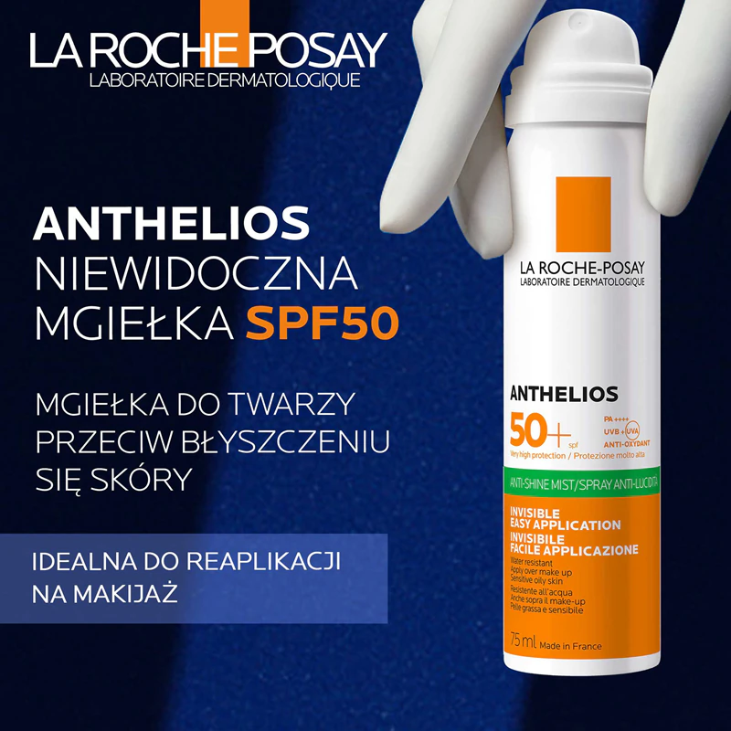 Spray facial refrescante antibrilho La Roche-Posay Anthelios FPS 50+