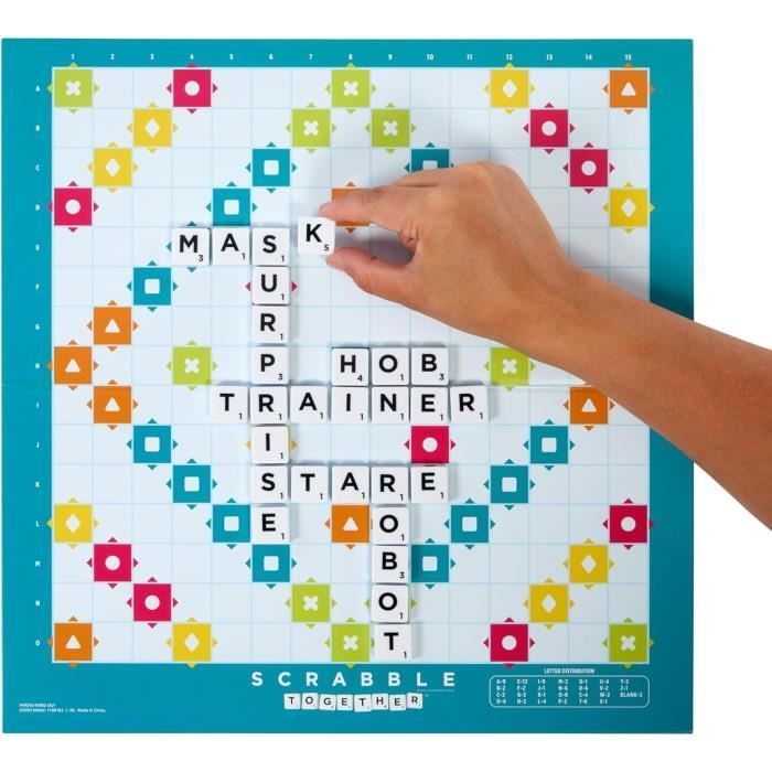 Mattel Games - Scrabble® - Classico gioco da tavolo per famiglie con 2 modalità di gioco HWD44