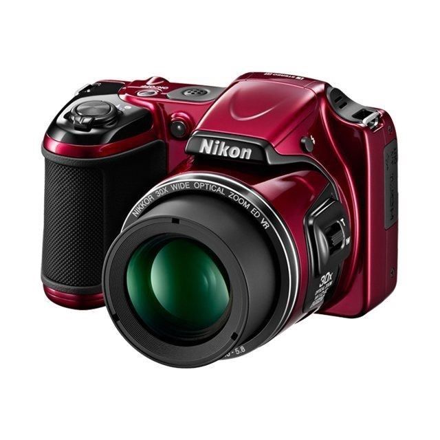 NIKON L820 Bridge Red - CMOS 16MP 30x Zoom