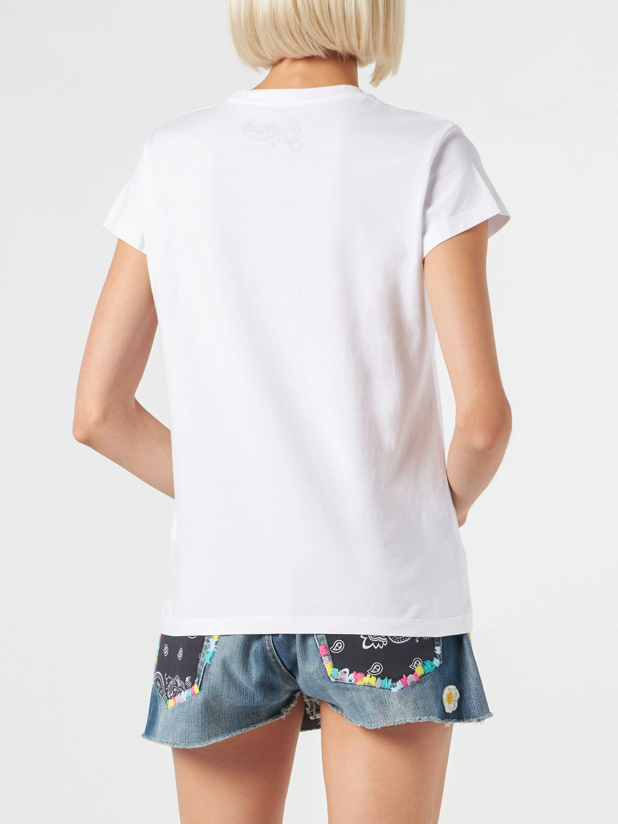 T-shirt da donna in katoen met ricamo The Bride (misschien)