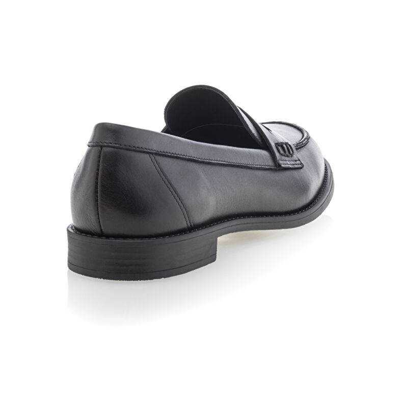 Schwarze Damen-Loafer/Bootsschuhe
