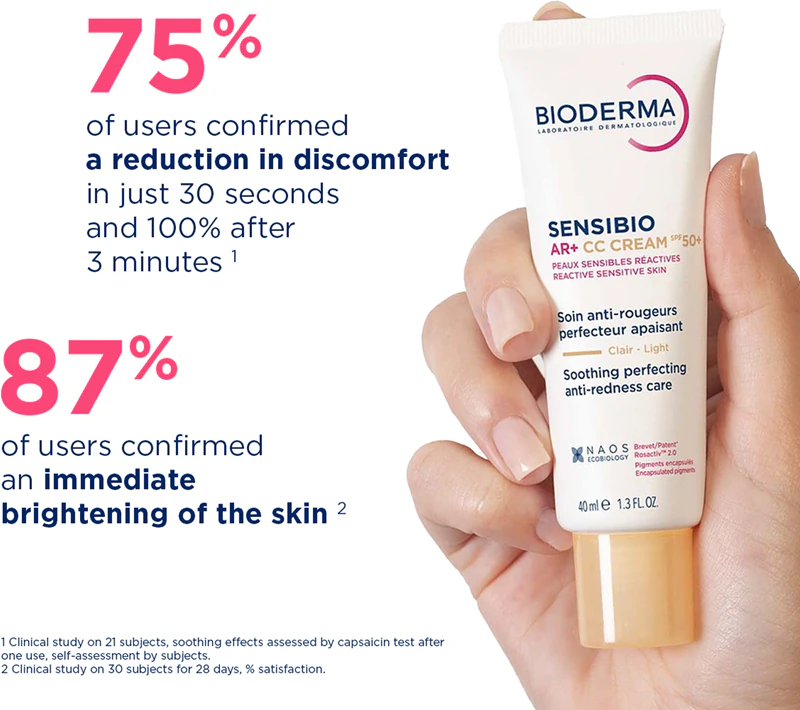 Bioderma Sensibio AR+ crème CC SPF 50+