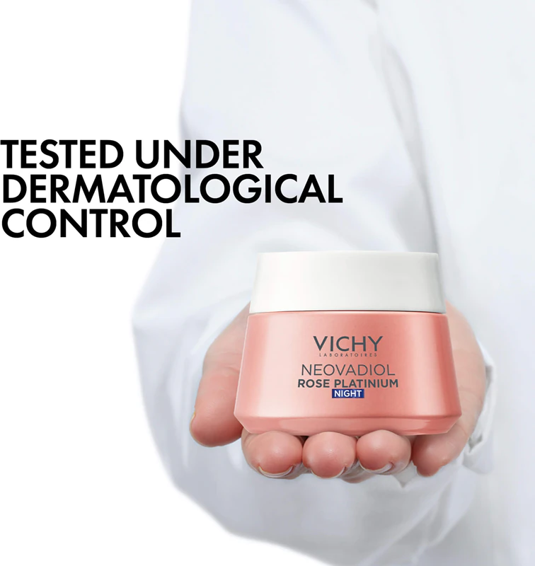 Creme Noturno Iluminador e Regenerador Vichy Neovadiol Rose Platinum Complex para Pele Madura