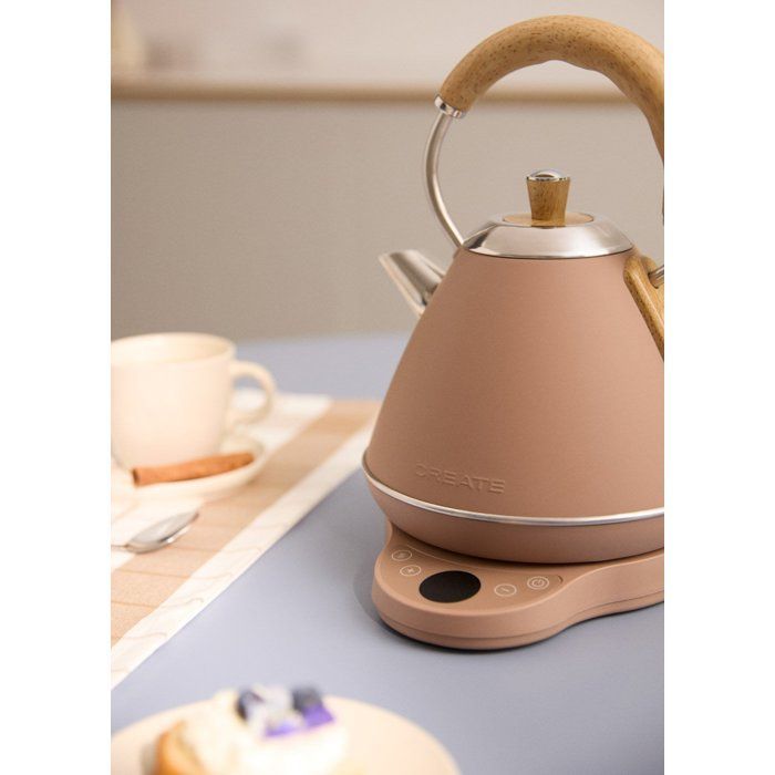 Bouilloire électrique - Create - Kettle Retro Pro - 1 L - Température réglable - Acier inoxydable