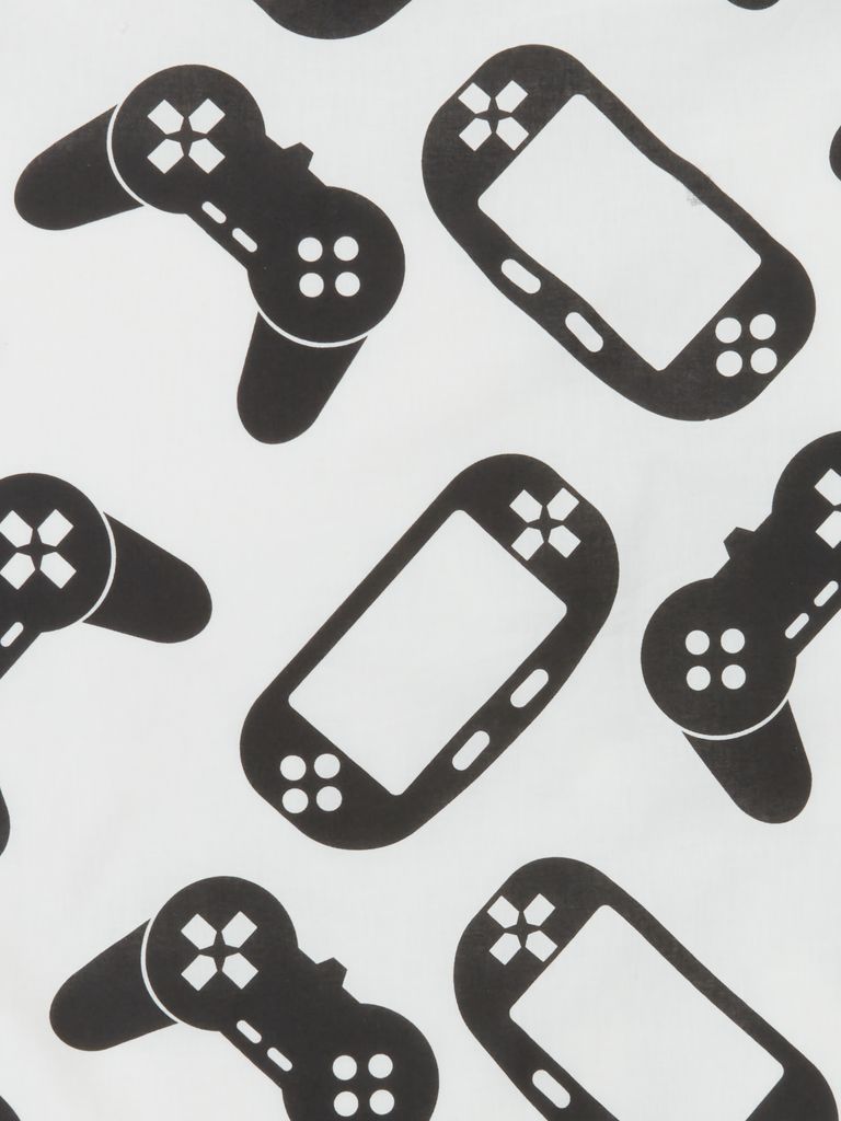 GAMING plus GAMING posteljina 140x200 crna