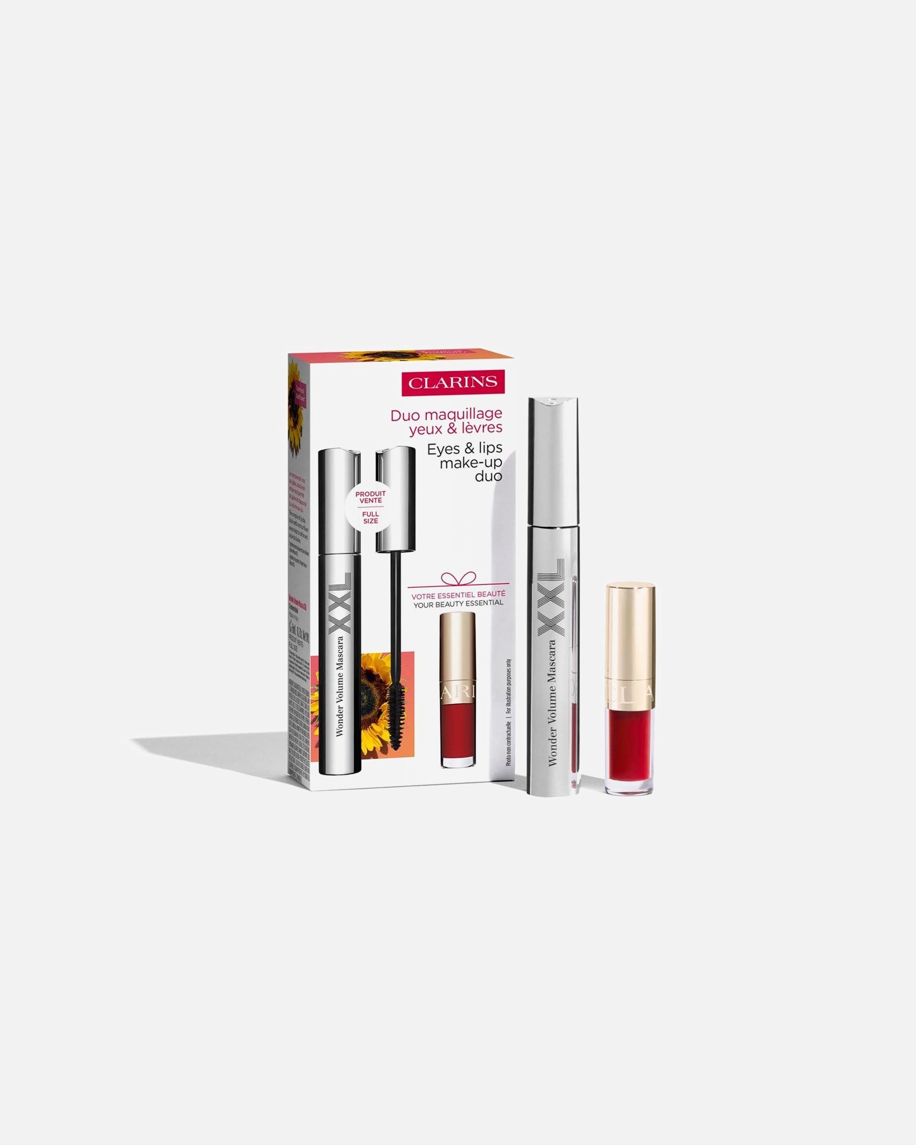 Set trucco labbra Clarins, duo trucco occhi e labbra – 1 pezzo