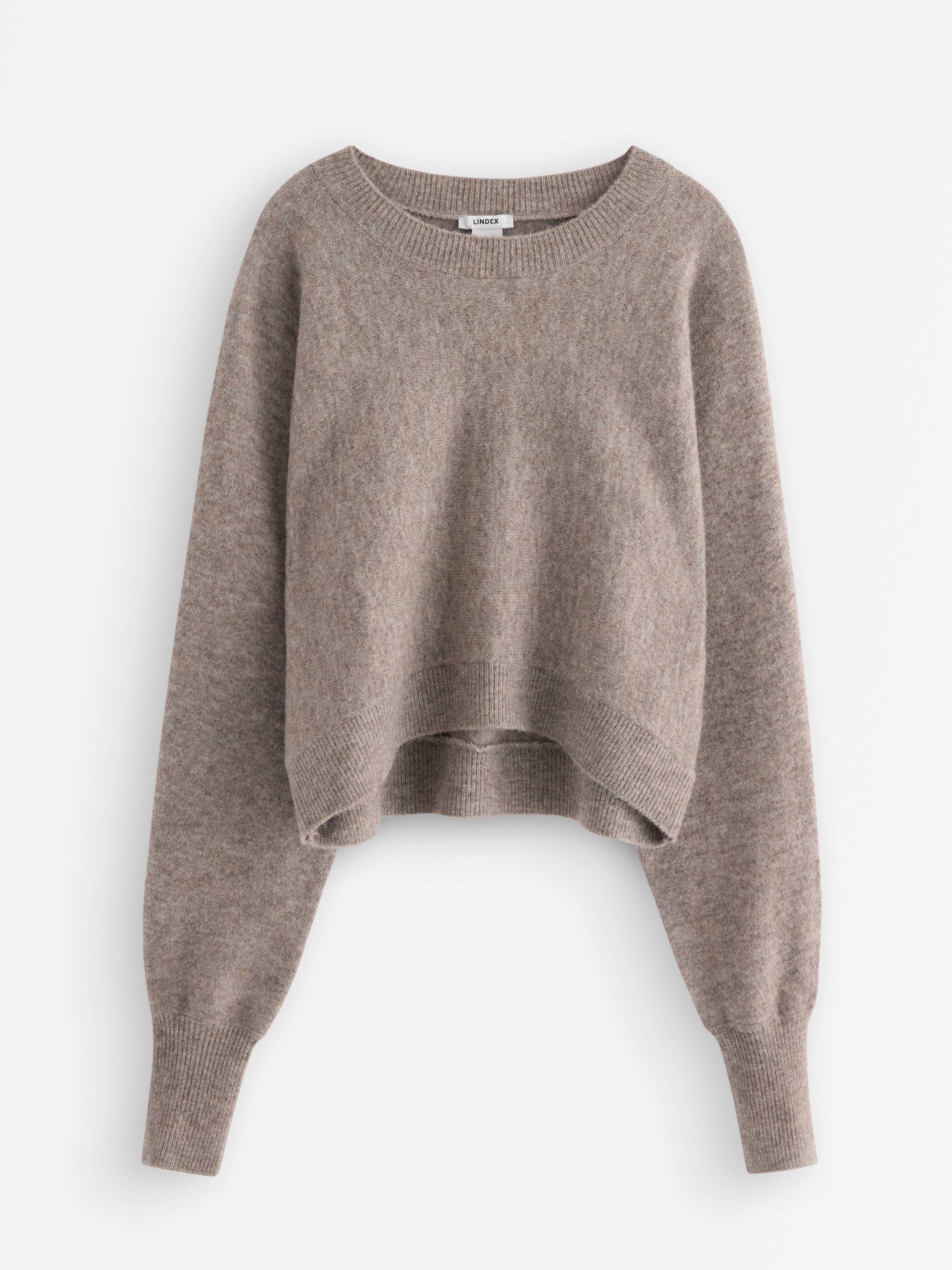 MOM sweater brown melange