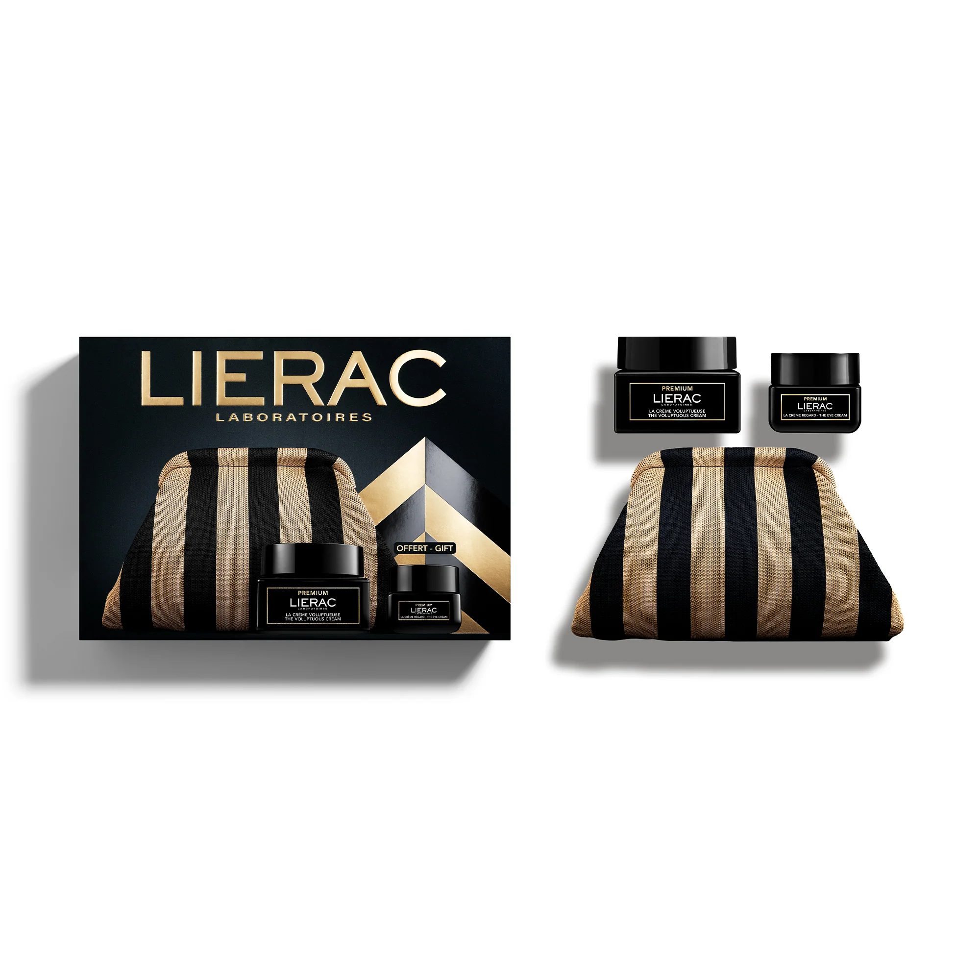 Premium Coffret Natale Crema Volupteuse + Premium Occhi + Pouch - Cofanetto Antirughe, Tratt.viso 24 ore antirughe