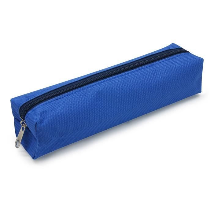 Trousse à crayons - WAYTEX - Petit format rectangulaire 21x4x4 cm - Bleu