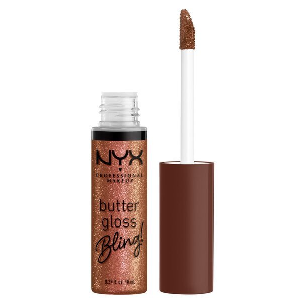 NYX Professional Makeup Butter Gloss Bling! lesk na pery 08 Hustla Butter Gloss 8 ml