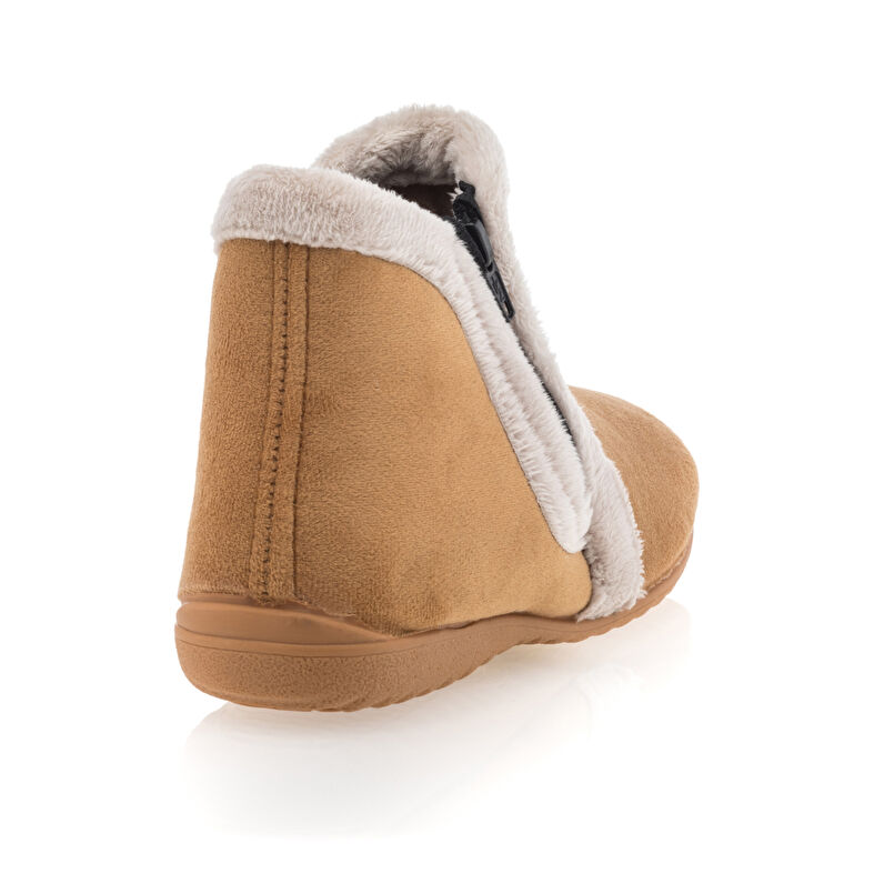 Pantuflas marrones para mujer