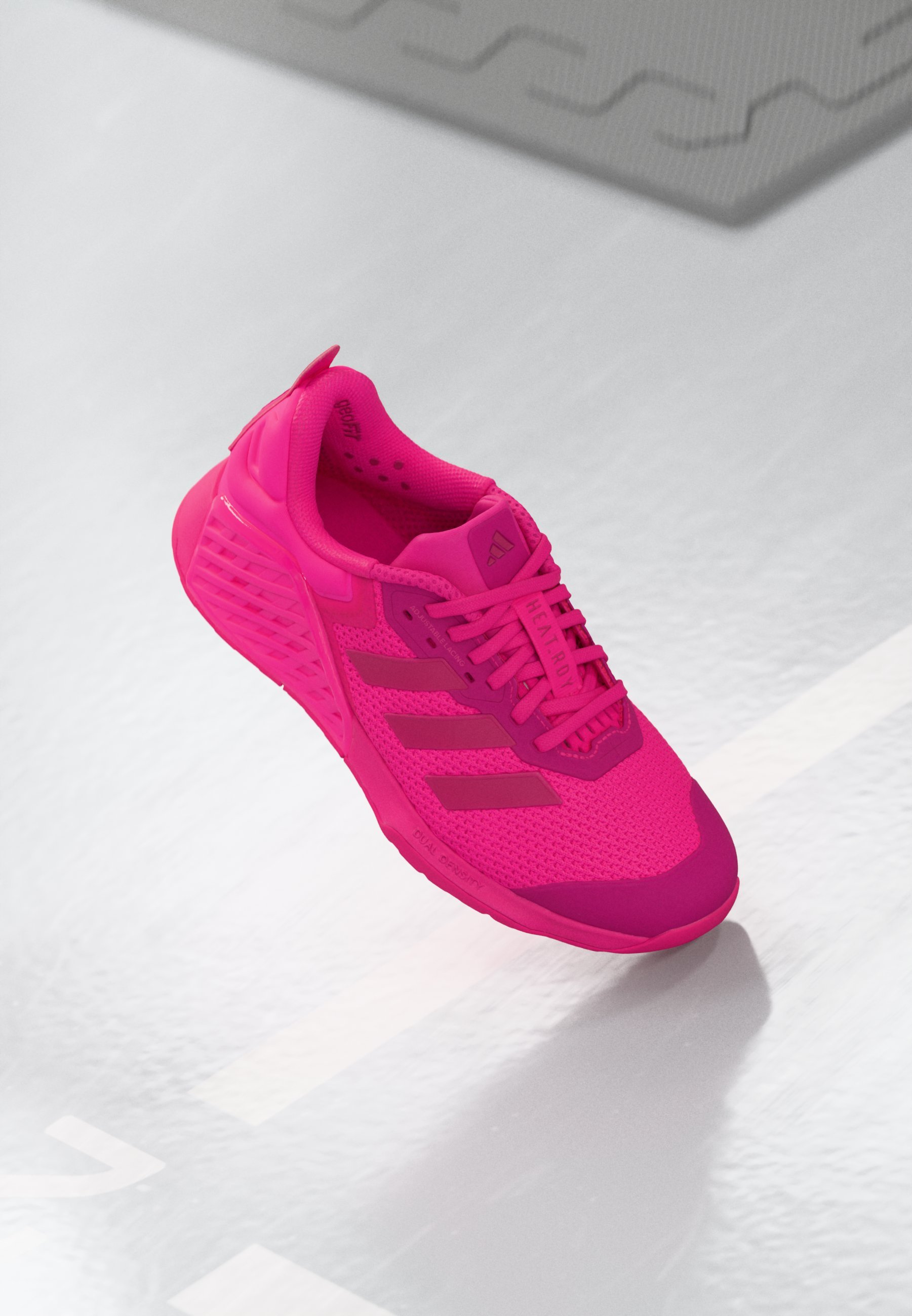adidas Performance DROPSET 3 UNISEX - Trainingsschoen - core black/footwear white/lucid lemon