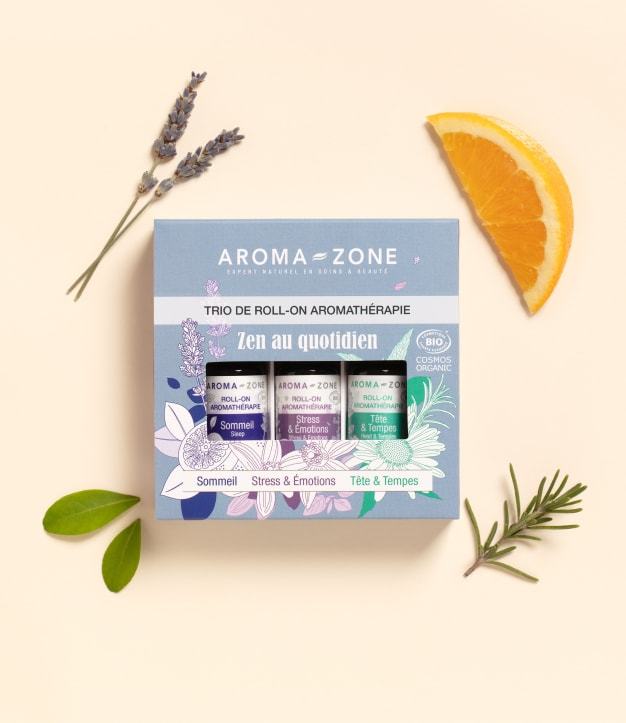 Aromatherapie roll-on set, set van 3 biologische roll-ons: Everyday Zen