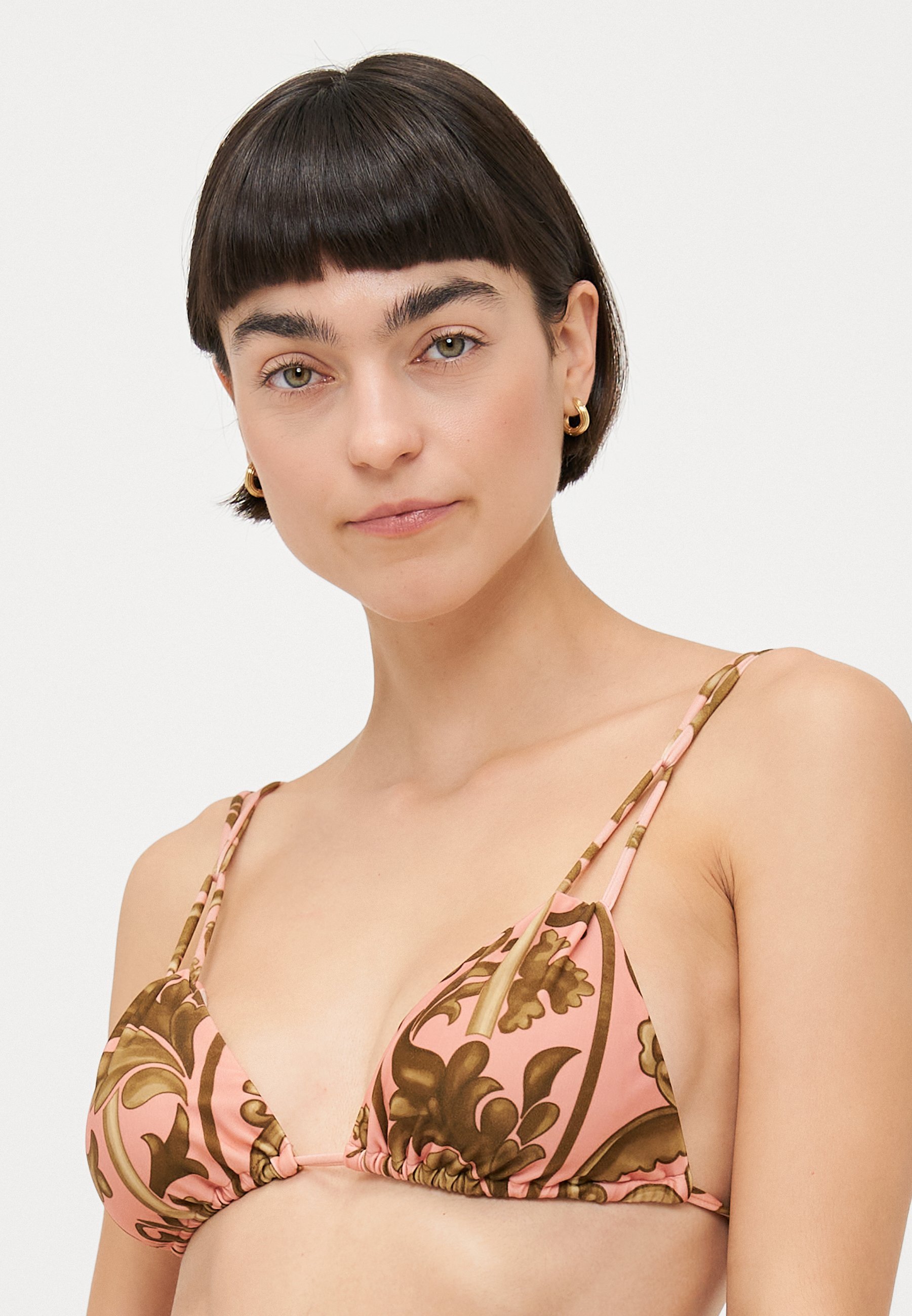 ADRIANA DEGREAS HERA TRIANGLE - Biquíni - rosa