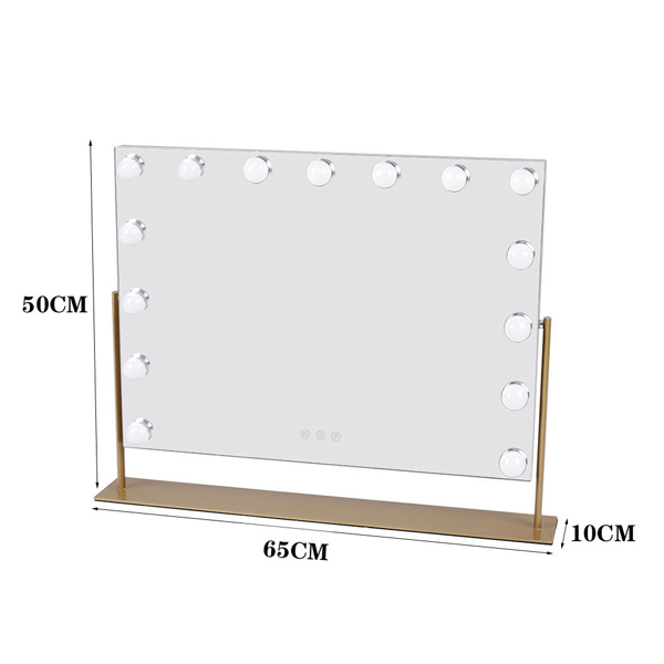 Specchio per il trucco a LED Livingandhome Hollywood Vanity