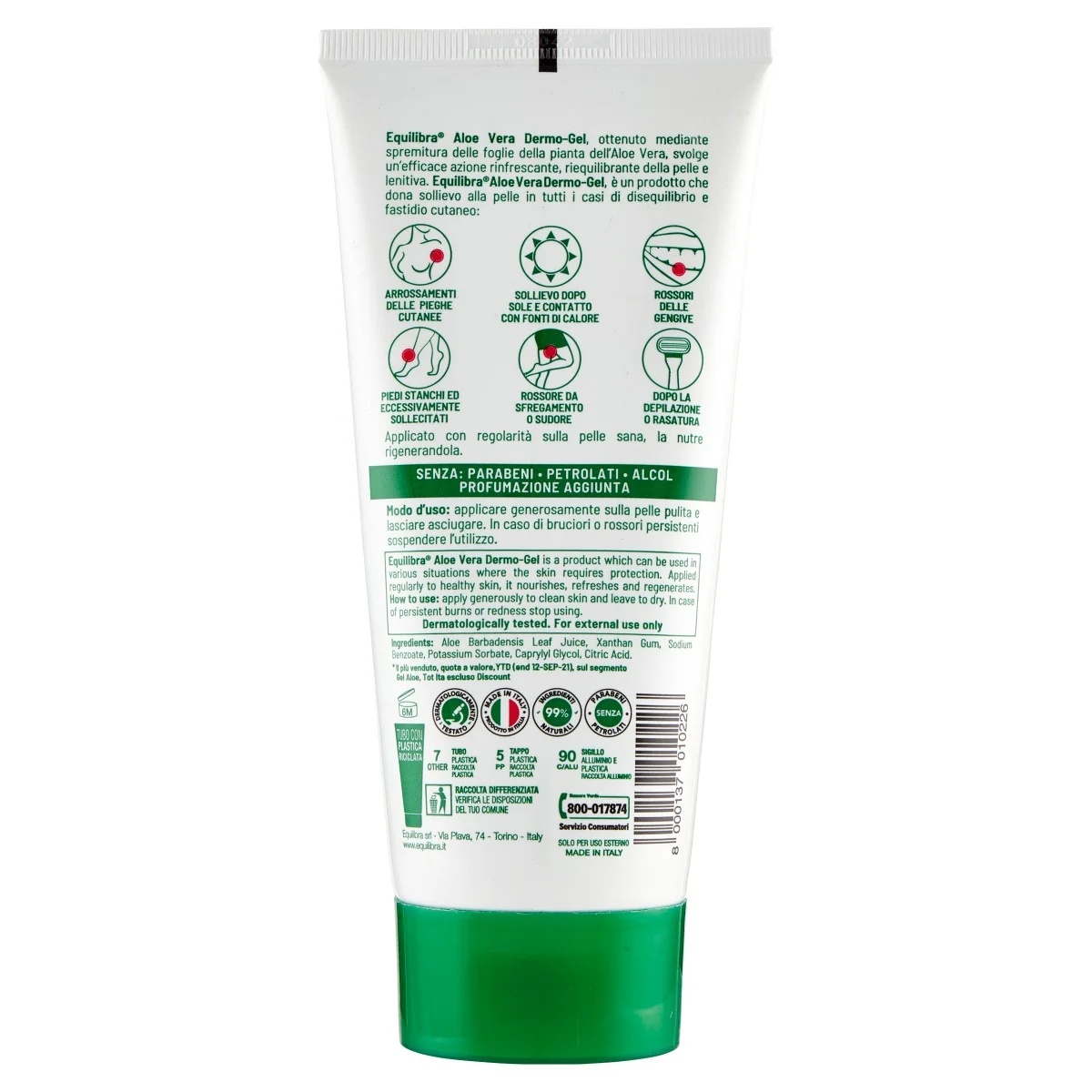 EQUILIBRA Equilibra Aloë Vera Dermo Gel 150 ml Multi-actief