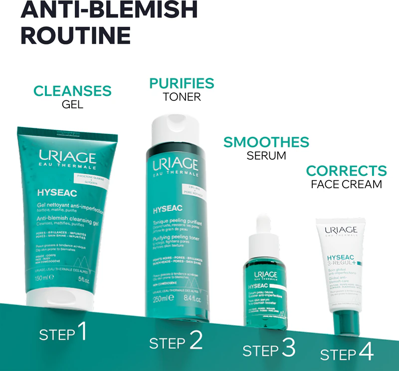Uriage Hyseac 3-Regul+ Global Creme Matificante Anti-Imperfeições para Pele com Imperfeições