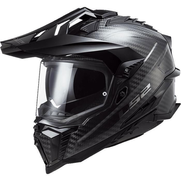 LS2 MX701 EXPLORER CARBON SOLID INTEGRAALHELM